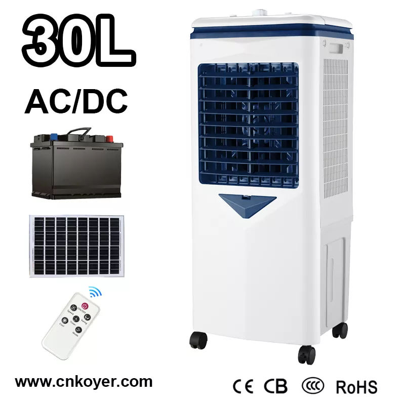 مروحة تبريد الهواء المحمولة AC DC